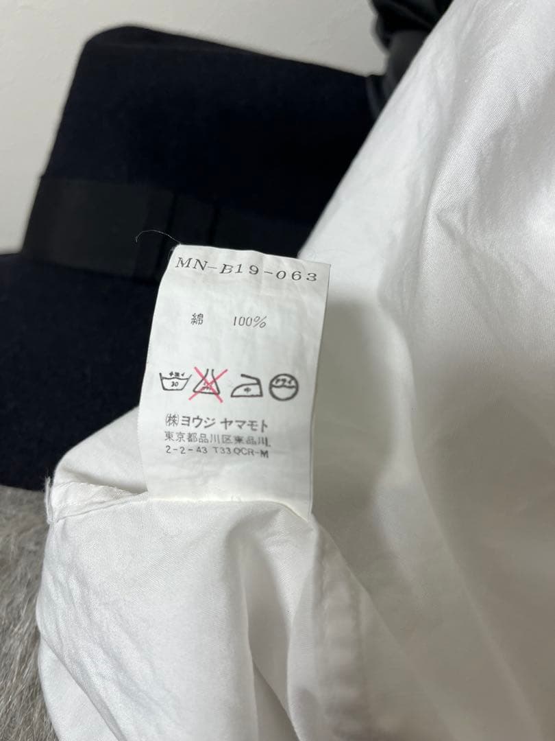 美品　Yohji Yamamoto 長袖シャツ サイズ4