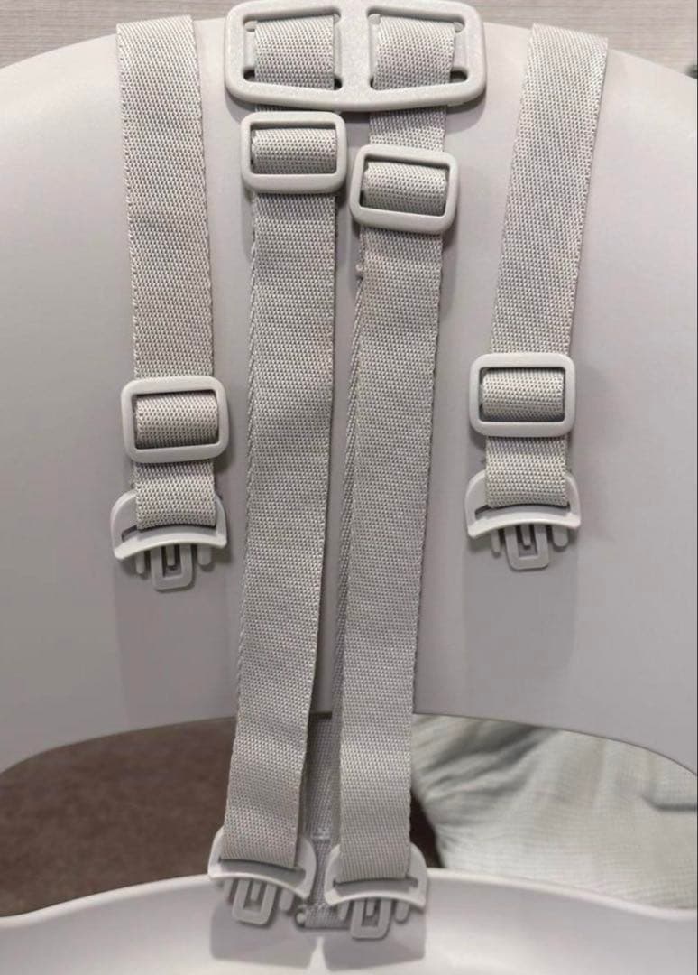 【美品】ストッケ クリック クラウドグレー クッション付き