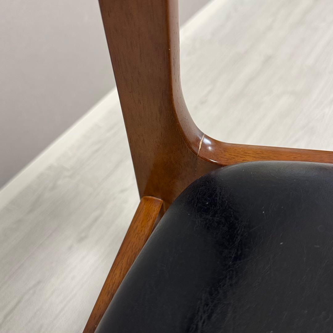 【カリモク60】アームレスダイニングチェア スタンダードブラック