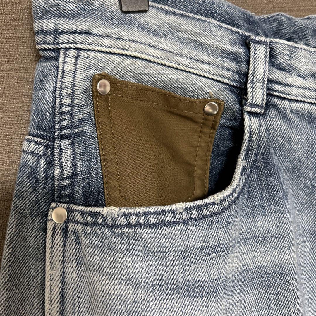 極美品✨　OSLOW ワイドデニムパンツ　日本製　滝沢眞規子さん着用　Mサイズ