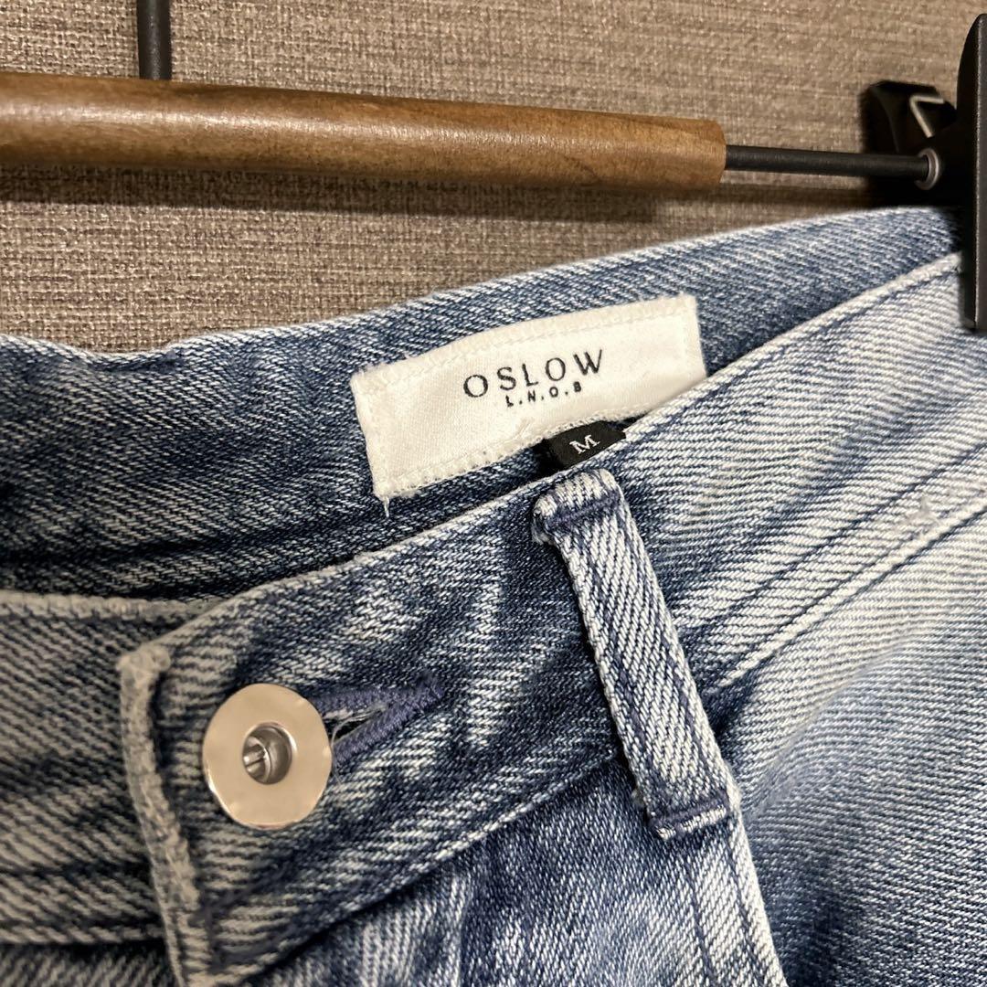 極美品✨　OSLOW ワイドデニムパンツ　日本製　滝沢眞規子さん着用　Mサイズ