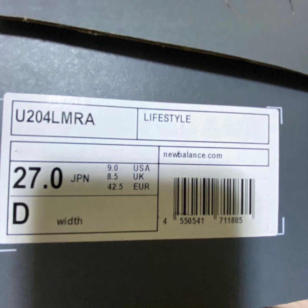 R*め様 New Balance 204L ブラック ニューバランス U204