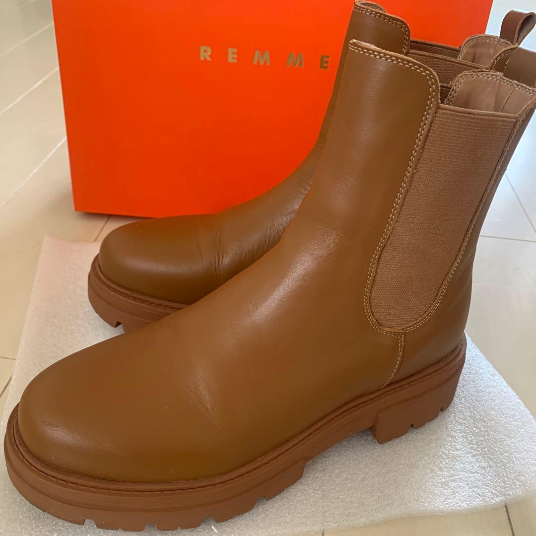 ❤︎non❤︎様REMME レメ　サイドゴアブーツ　38