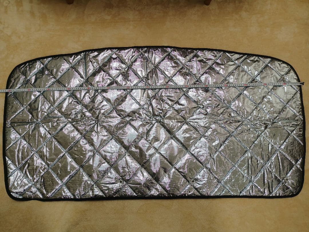 カムロード Aizu マルチシェード・シルバー/グレー フロント3枚セット