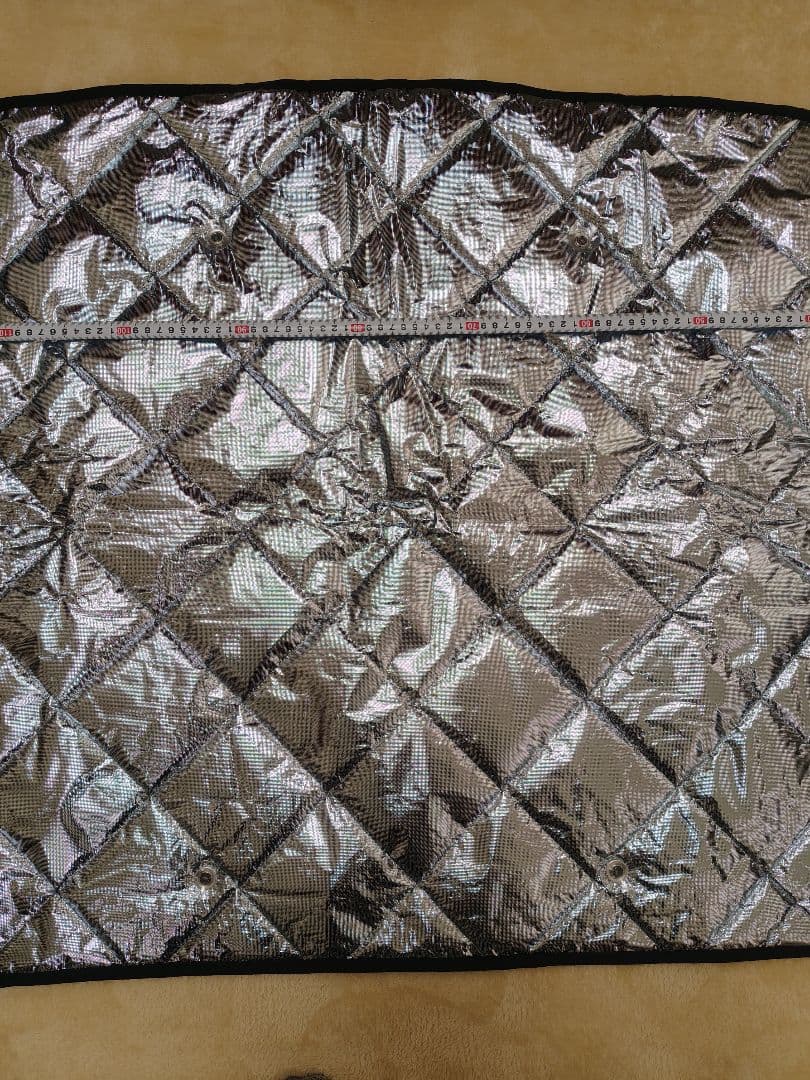 カムロード Aizu マルチシェード・シルバー/グレー フロント3枚セット