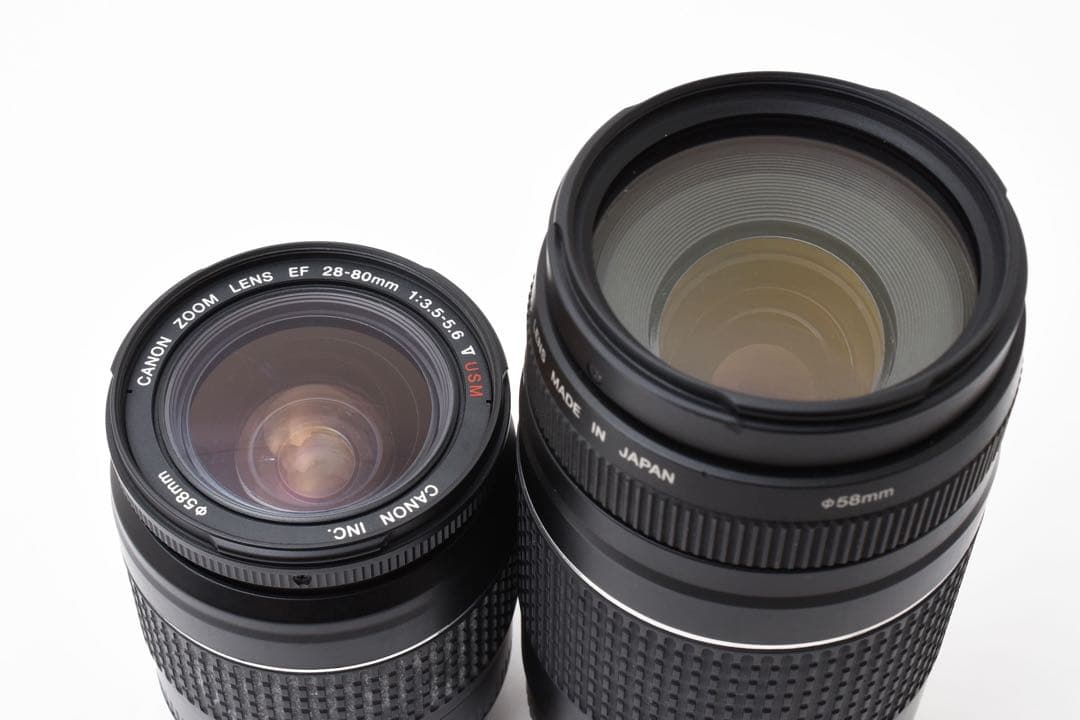 一眼レフカメラ/Canon EOS 80D標準&望遠ダブルレンズセット