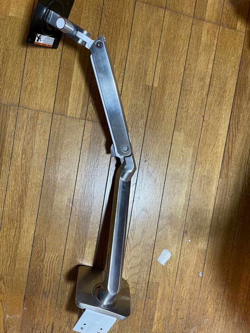 エルゴトロン MXV デスクモニターアーム アルミ色34インチモニター