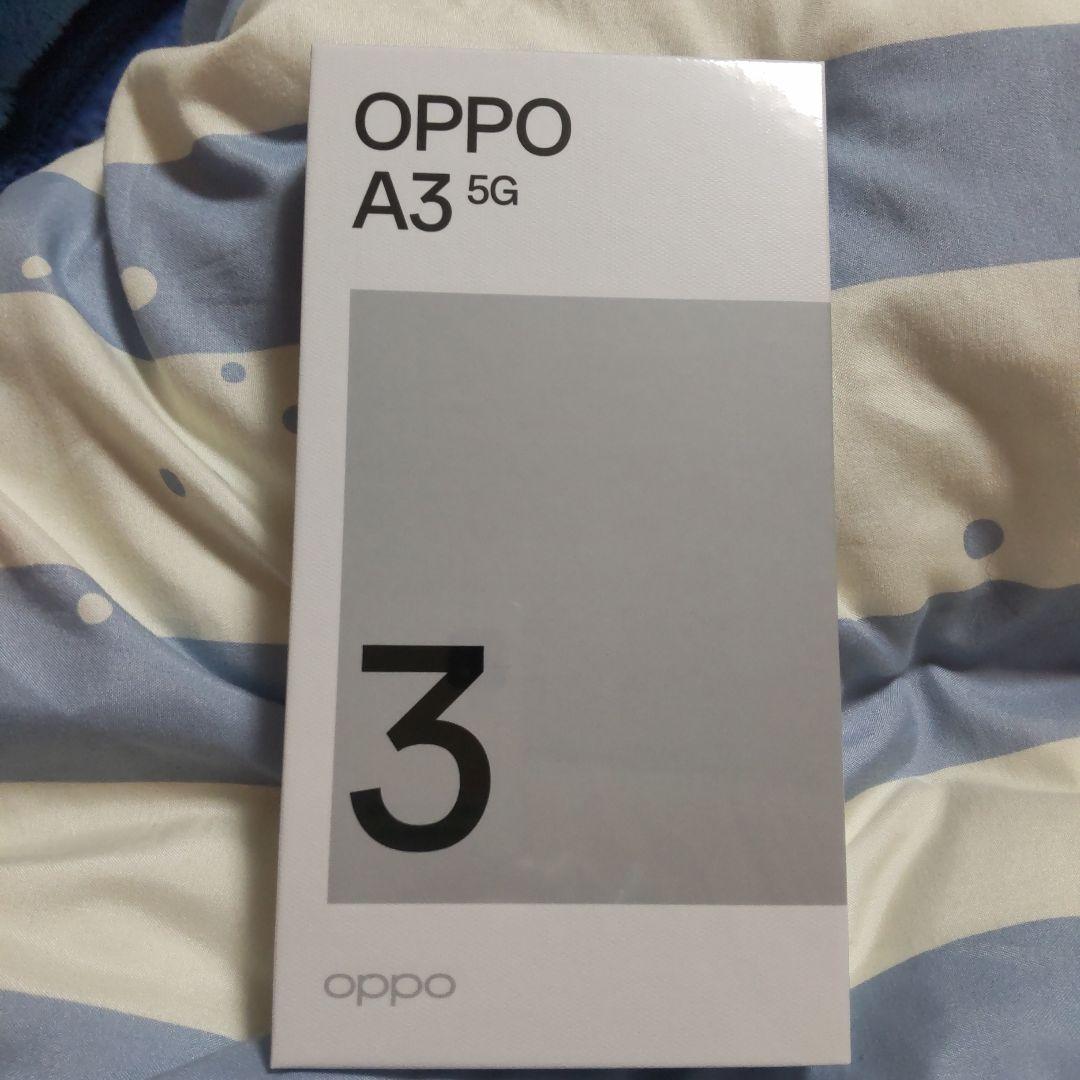 ハ*]様 OPPO A3 5G 4GB 128GB ブラック