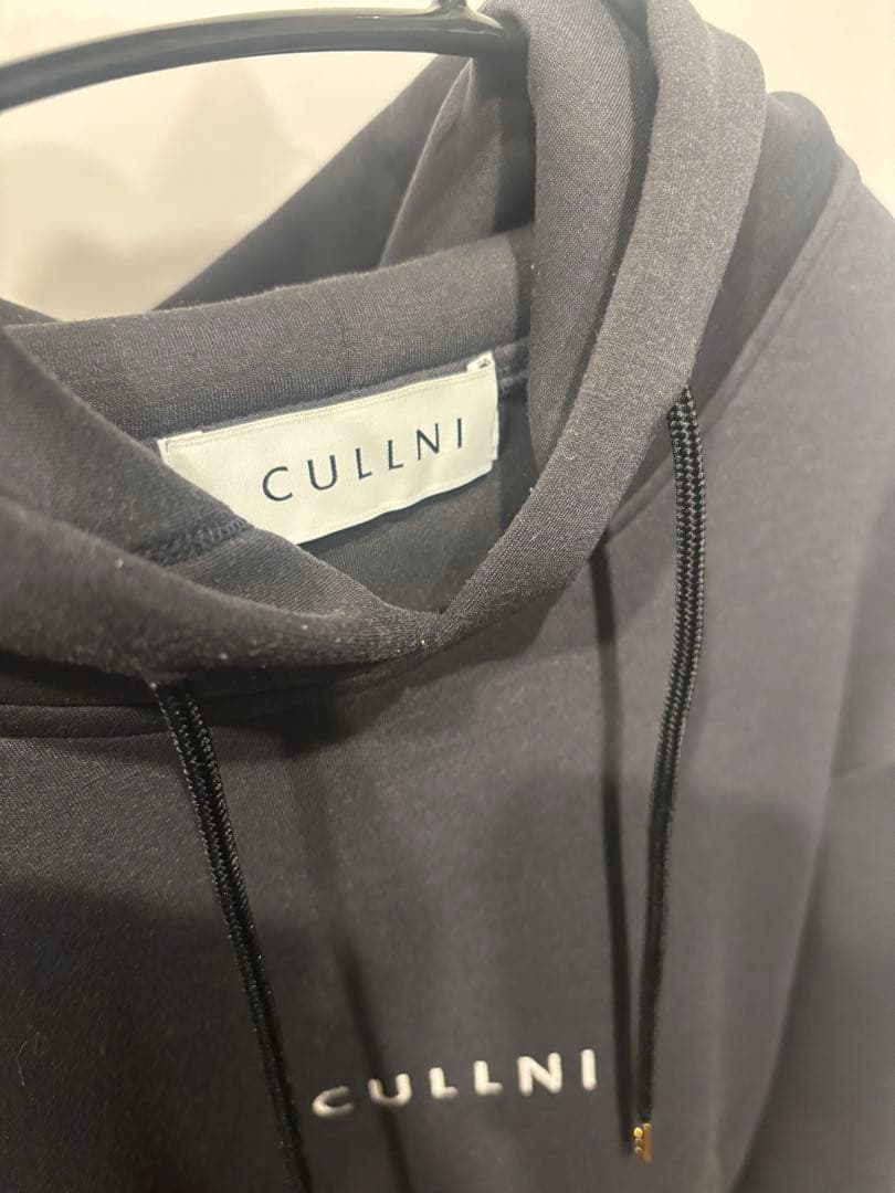 トップス CULLNI Logo Embroidery Hoodie GRAY