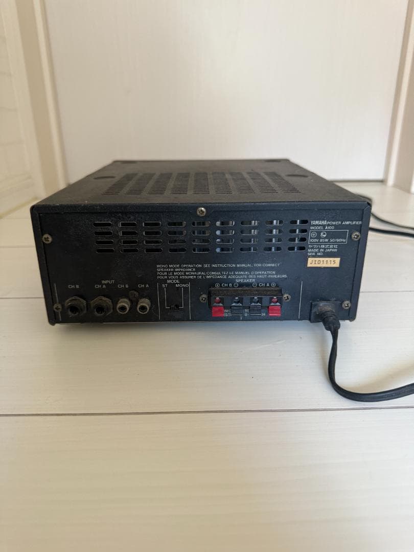 YAMAHA A100 パワーアンプ　ジャンク扱い