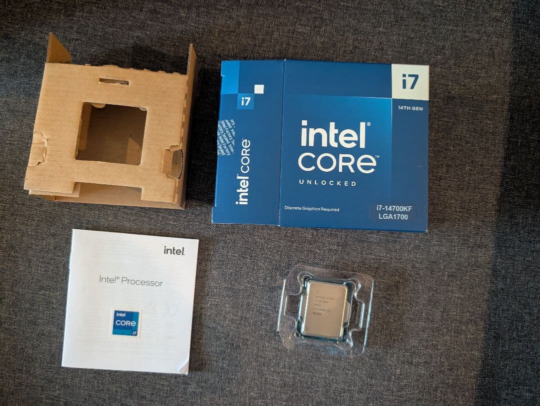 Intel Core i7-14700KF CPU 開封のみ