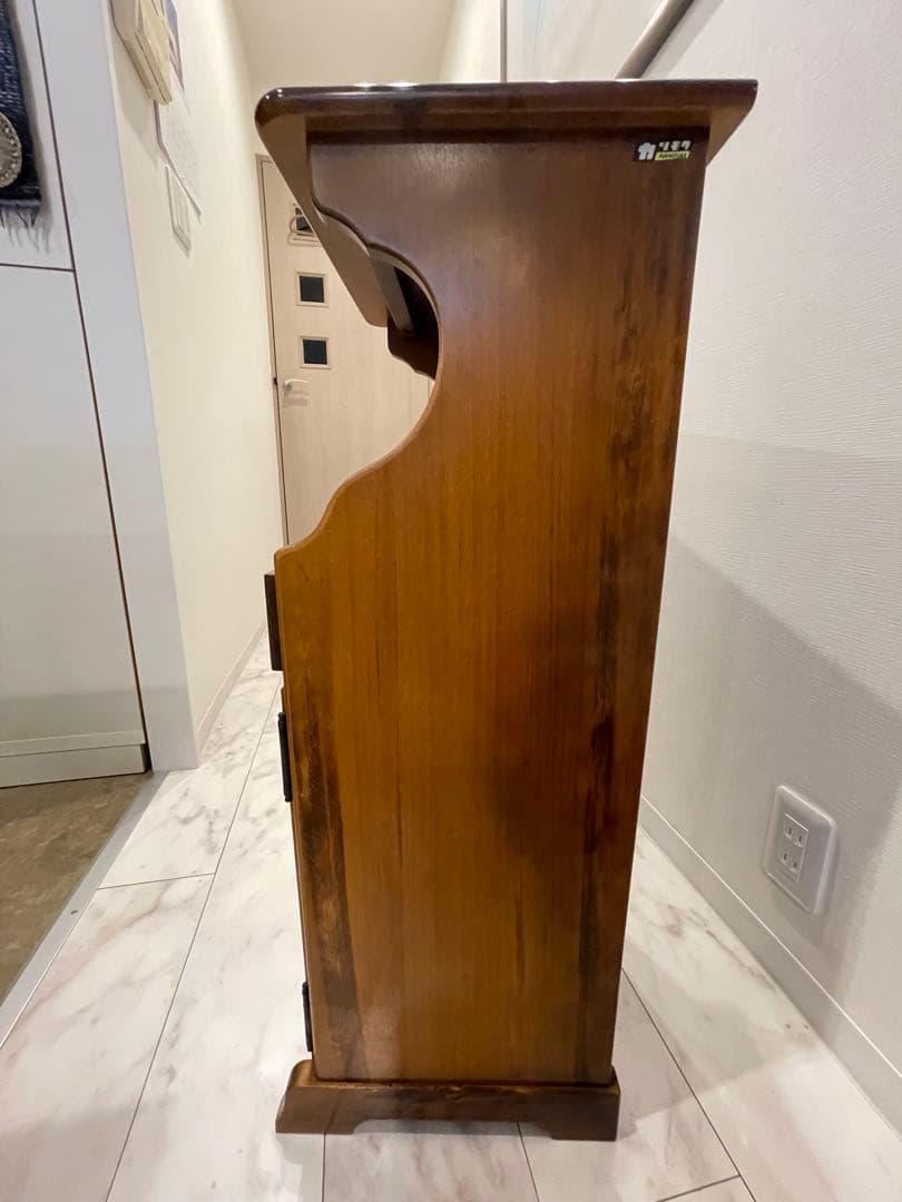 オールドカリモク　コロニアルシリーズ電話台