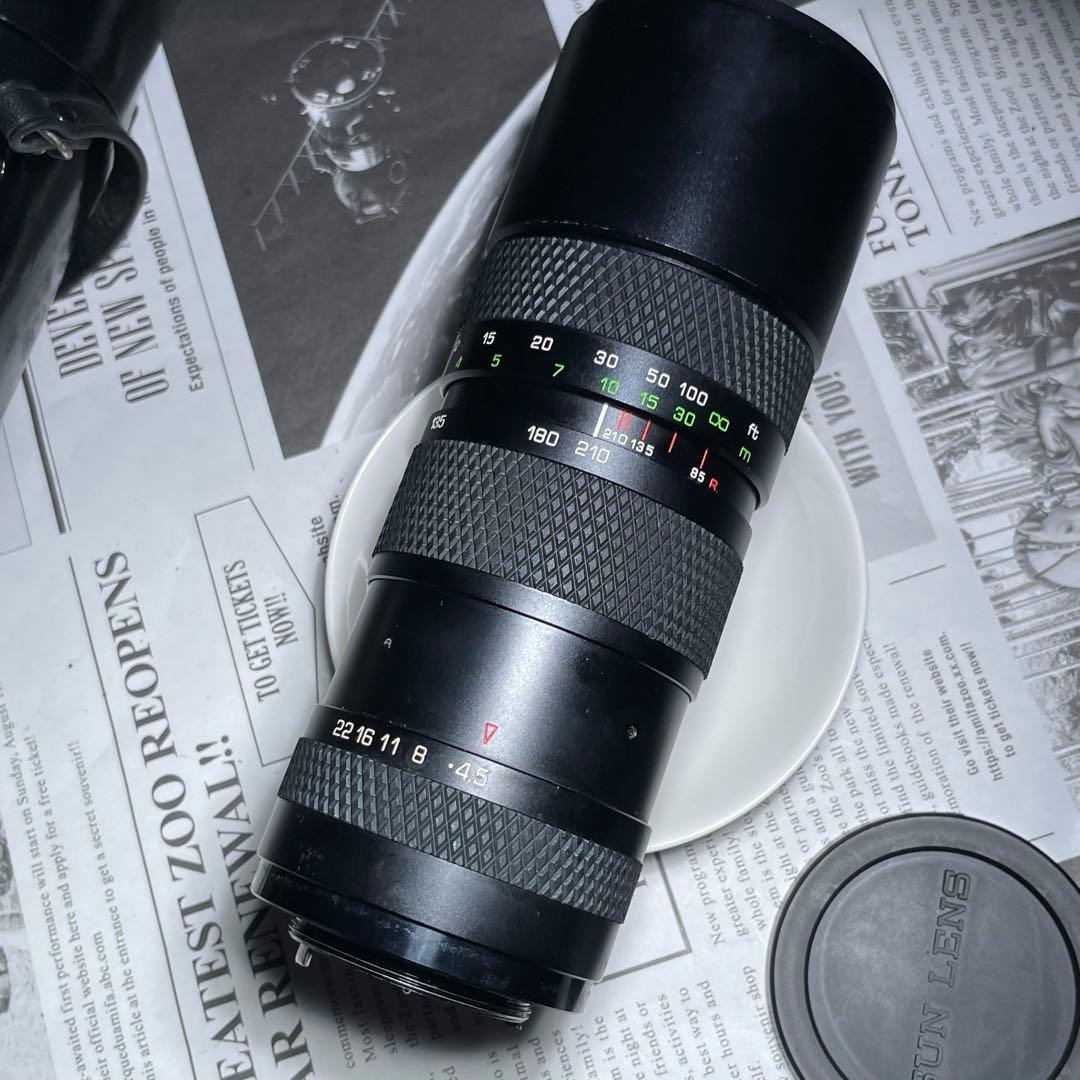 SUN 85-210mm f4.5 m42マウント