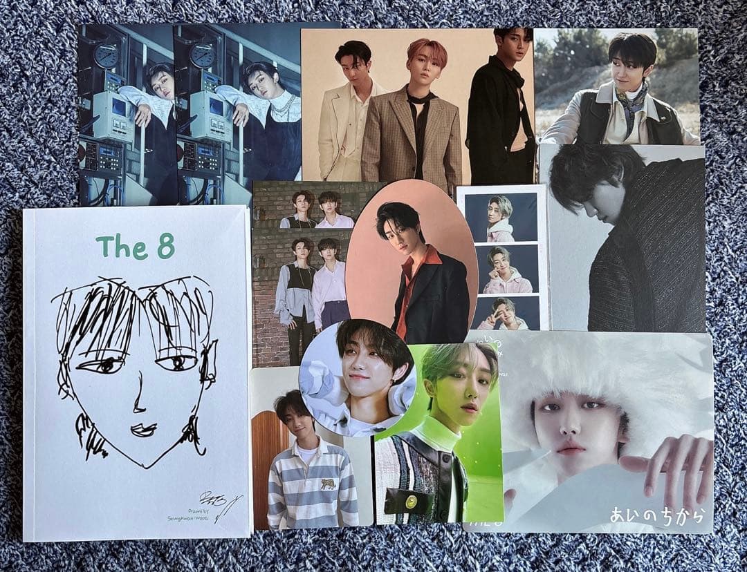 SEVENTEEN ミンハオ　トレカ　ラキドロ　缶バッジ　キャンバス　アクスタ