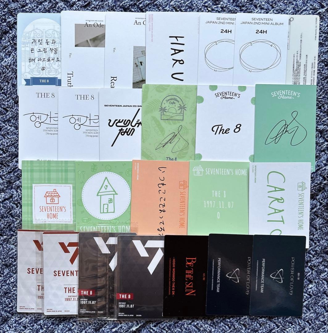 SEVENTEEN ミンハオ　トレカ　ラキドロ　缶バッジ　キャンバス　アクスタ