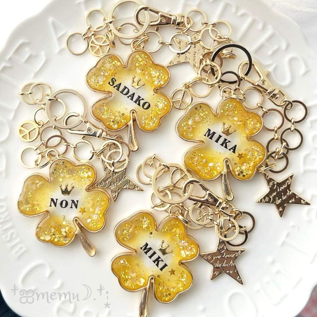 ROBI様＊確認用・4つ葉バックチャーム