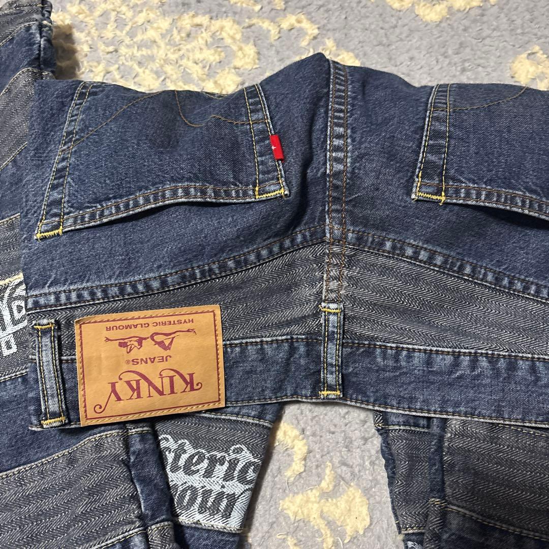 ヒステリックグラマー ★エックスガールコラボ ウミヘビ♡ブーツカット25インチ