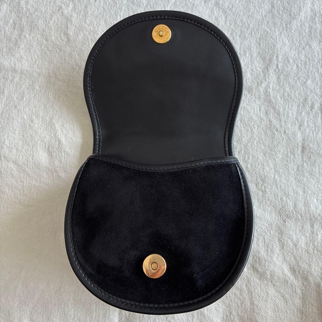 【ベルト無し・バッグのみ】 GUCCI ホースビット・ウエストバッグ　ブラック