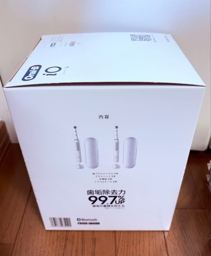 ブラウン 電動歯ブラシ ブラウンオーラルB iO4 ホワイト 本体2本セット