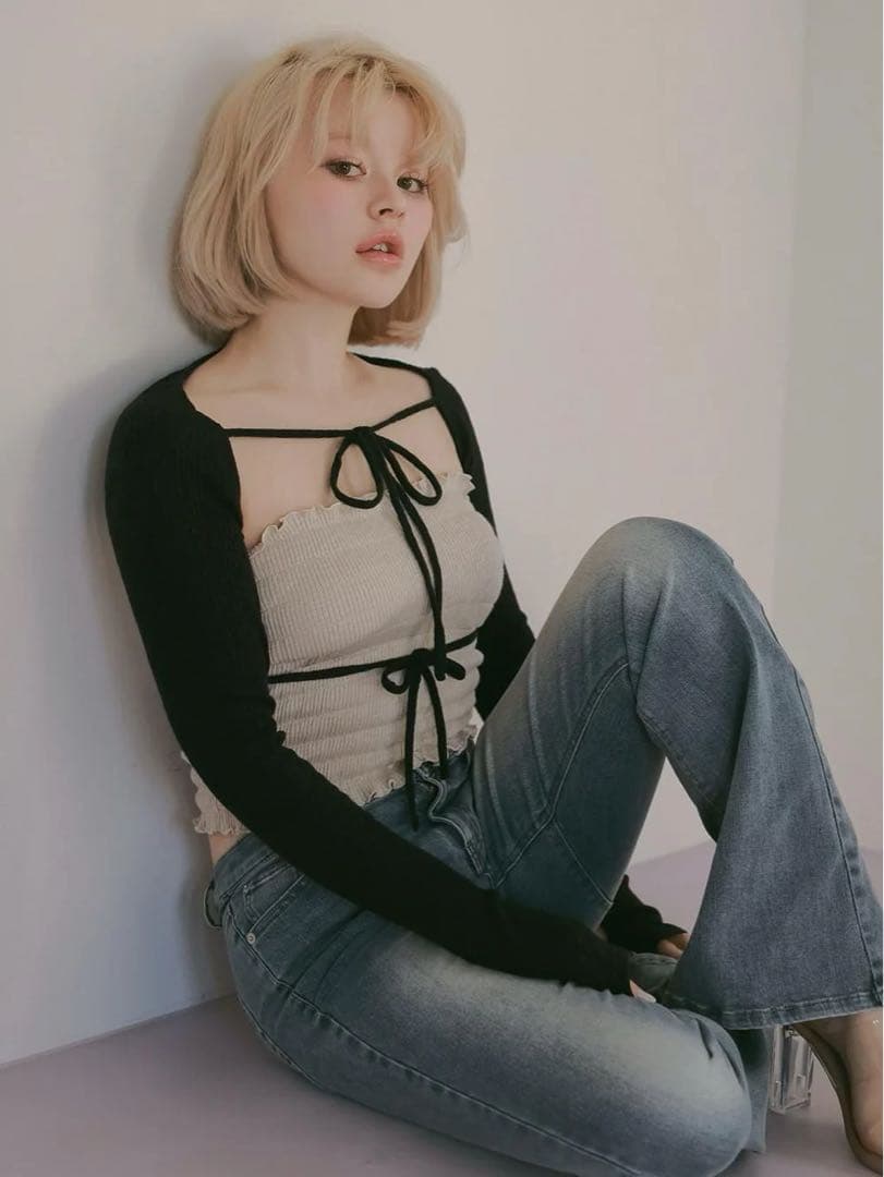 【公式SOLD】andmary アンドマリー　Mei shirring tops