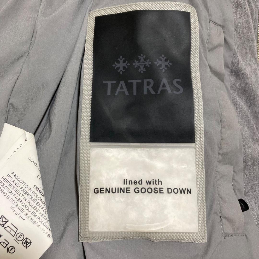 14098タトラス ルセラ ファー ダウンベスト グレー LTA184572 S