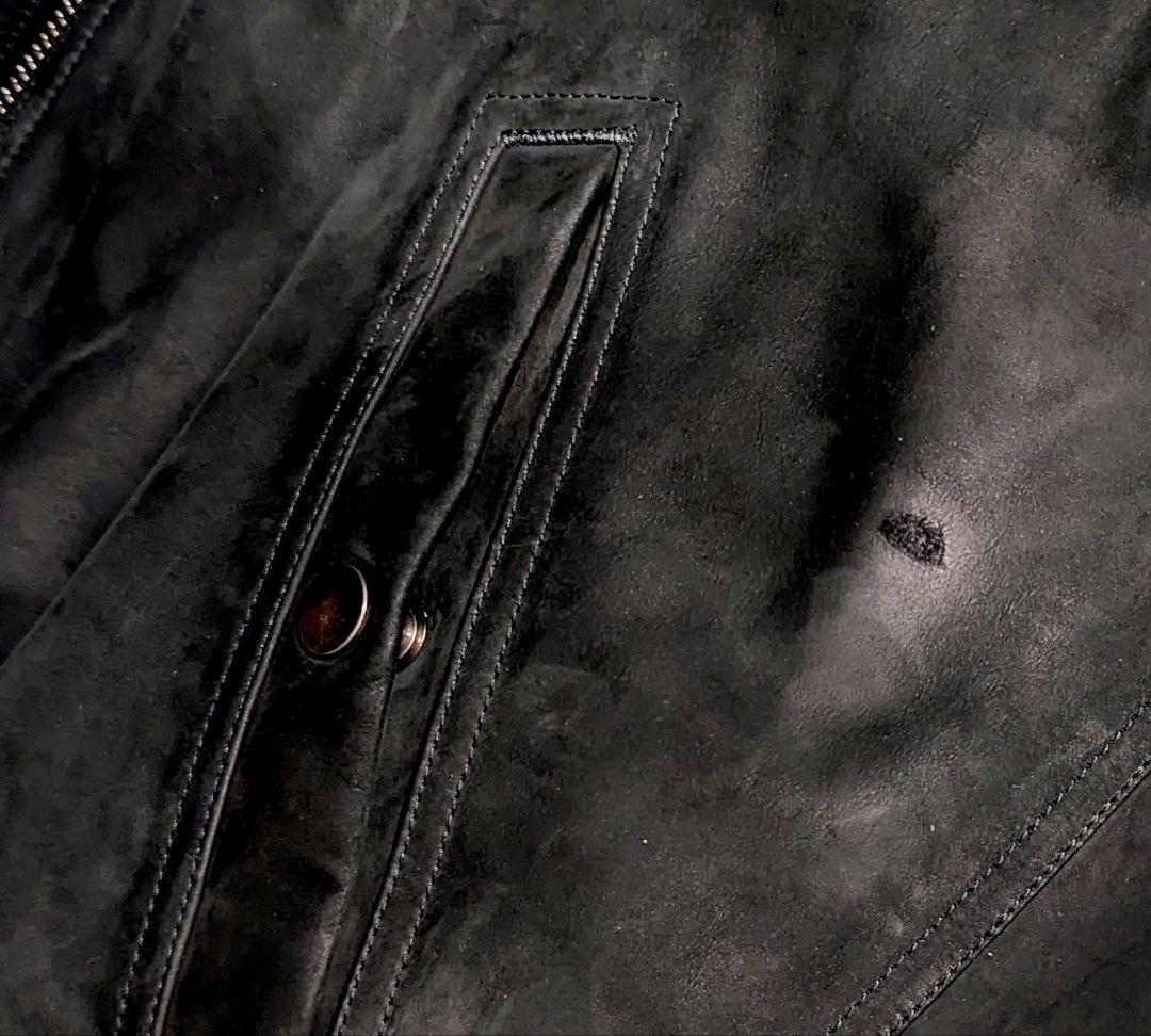 m*u様 稀少モデル　F/W 14　リック・オウエンス　カーフヌバック&カシミア