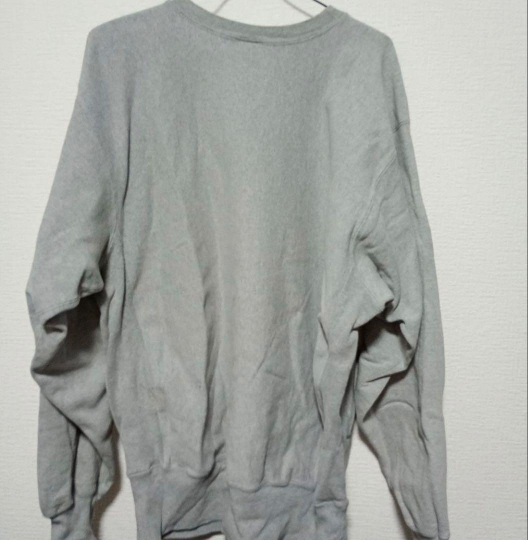 Champion チャンピオン90sリバースウィーブ　グレー　XL 刺繍タグ