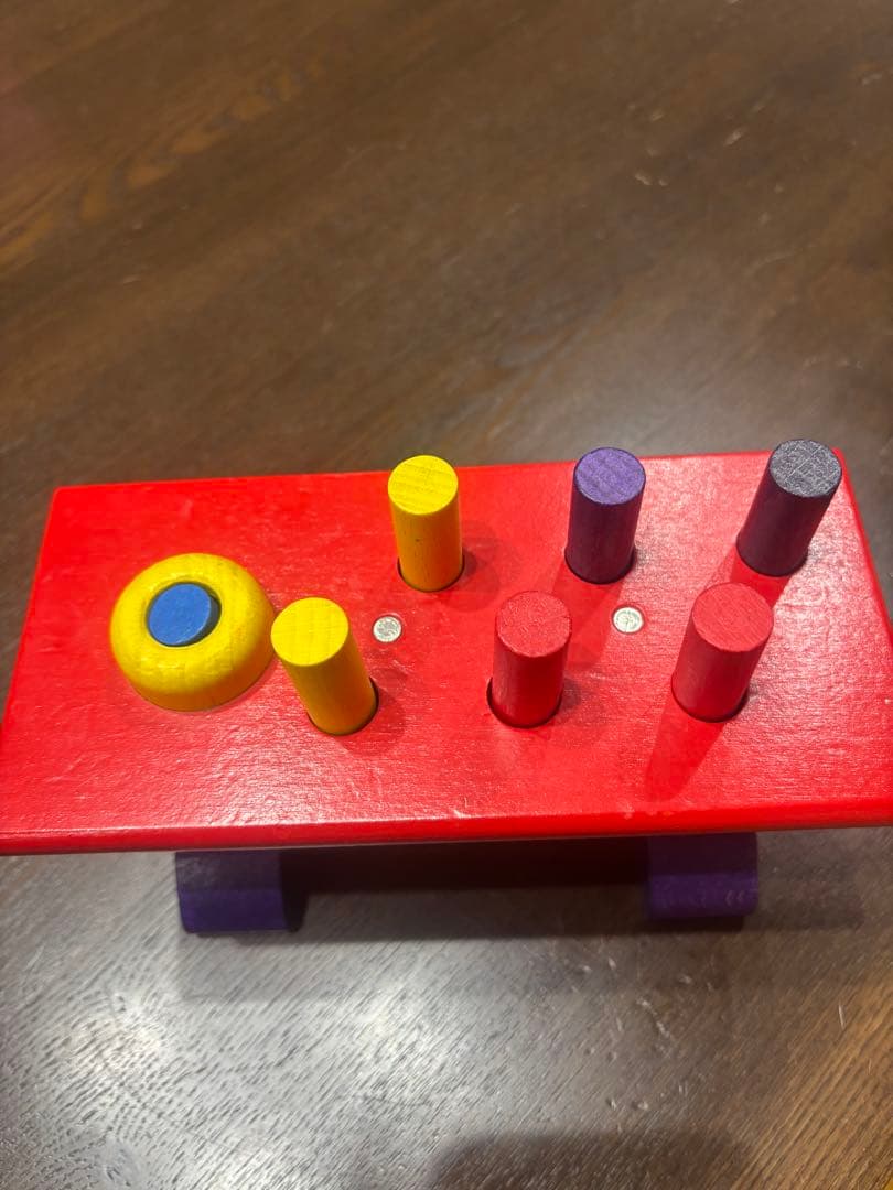 大工さん ウォルター社 ニック社木製 知育玩具 ハンマートイ ペグ10本