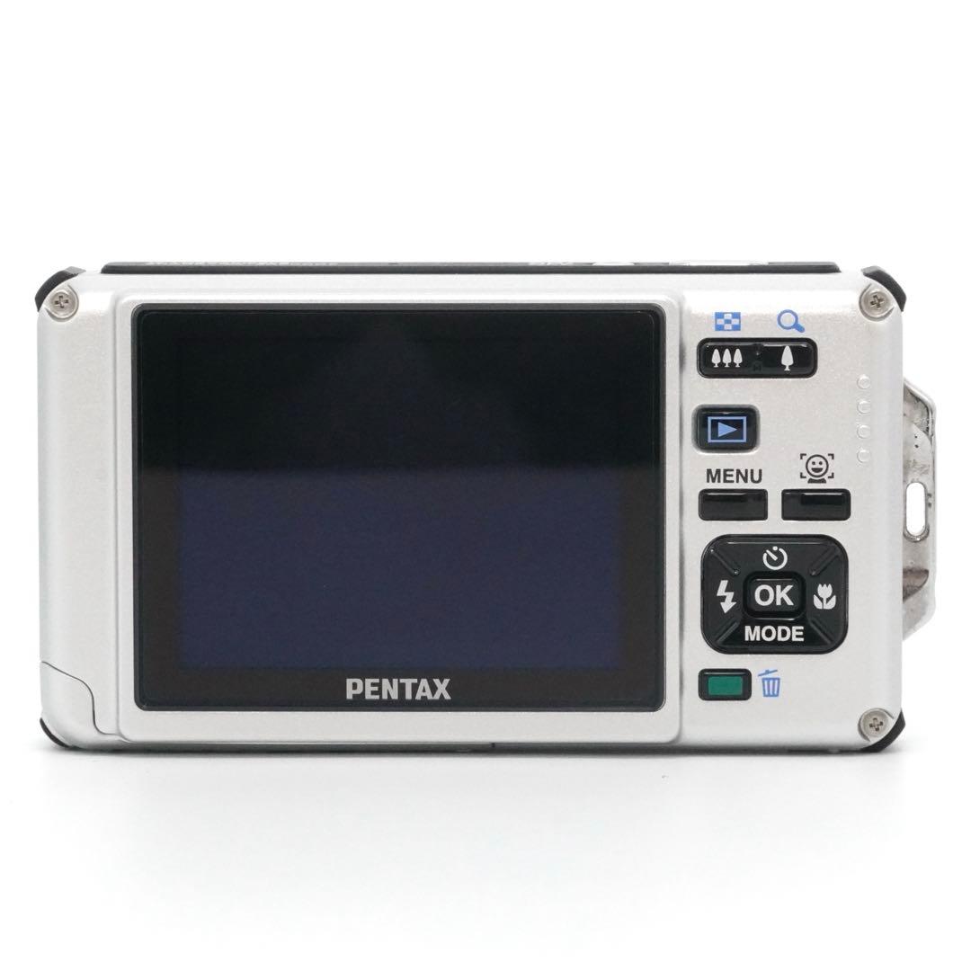 PENTAX optio W80 グレー 防水カメラ