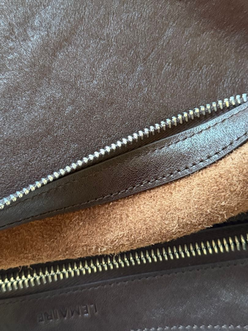 LEMAIRE BELTED HOBO BAG 　ダークブラウン