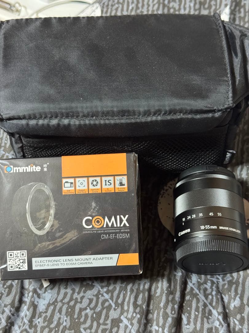 レンズ(ズーム) Ommlite CM-EF-EOSM EF-M18-55mmF3.5-5.6