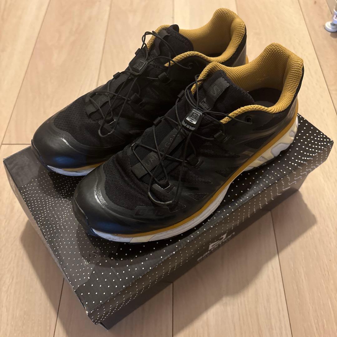 SALOMON XT6 フミトガンリュウ コラボ 27cm 箱付き 黒スニーカー