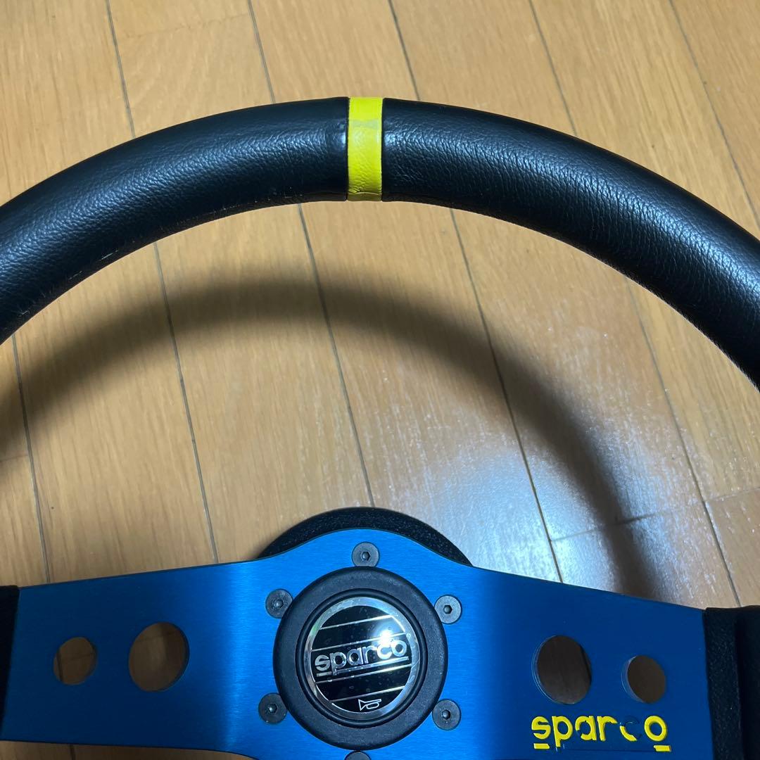 sparco ステアリングホイール 青