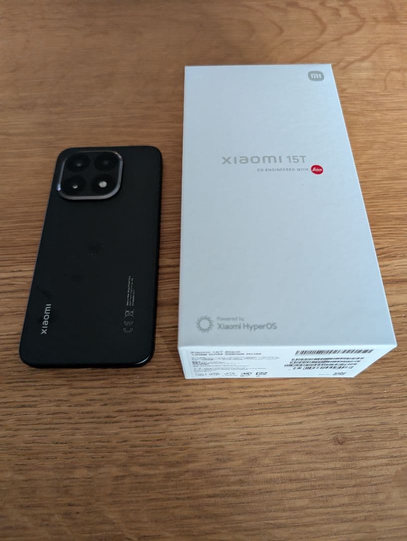 国内版　美品　Xiaomi 15T ブラック 本体