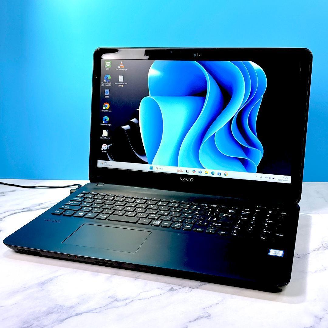 バイオ☆Corei5・8GB・SSD・カメラ・DVDマルチ・ノートパソコン