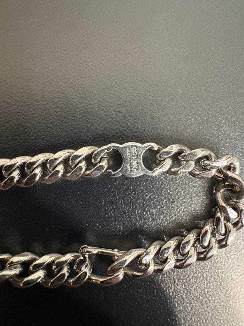 CELINE トリオンフ　シルバー グルメット ブレスレット
