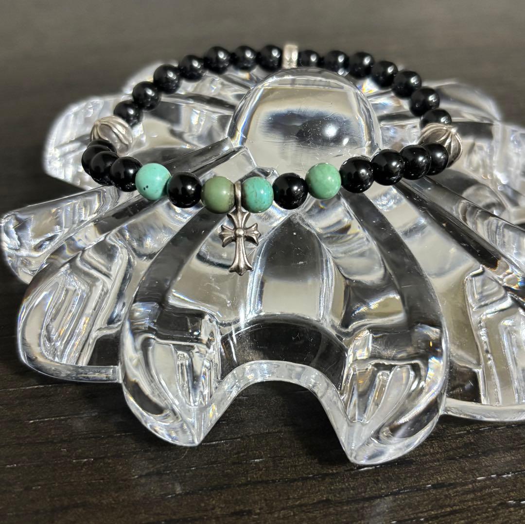 6mm BEAD STACK CH CROSS スタックCHクロス ビーズブレス