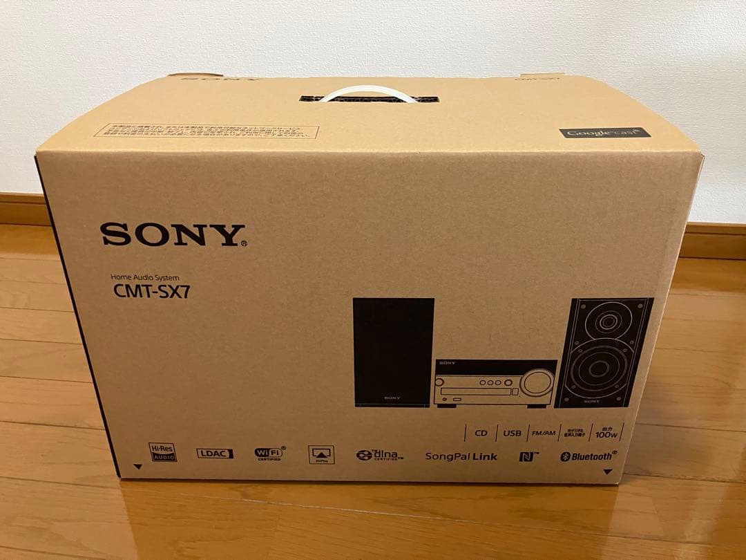SONY CMT-SX7 ミニコンポ ハイレゾ Bluetooth Wi-Fi