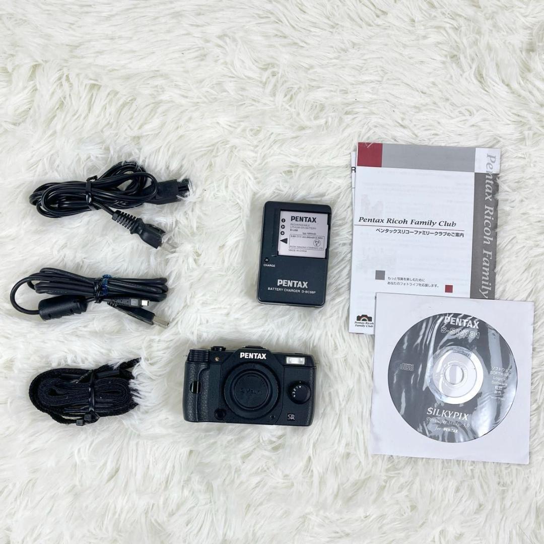 【美品】PENTAX Q10 デジタル一眼カメラ　ブラック カメラ本体