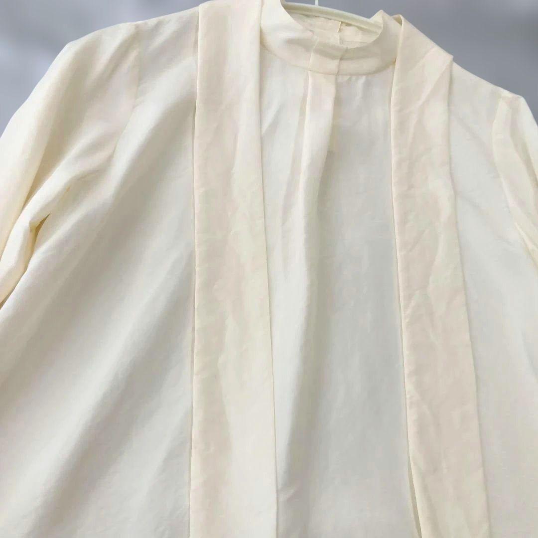 SOEJU ソージュ　シルクボウタイブラウス　M