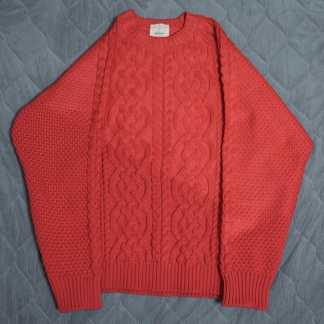 kota gushiken アランニット レッド サイズ2 24aw