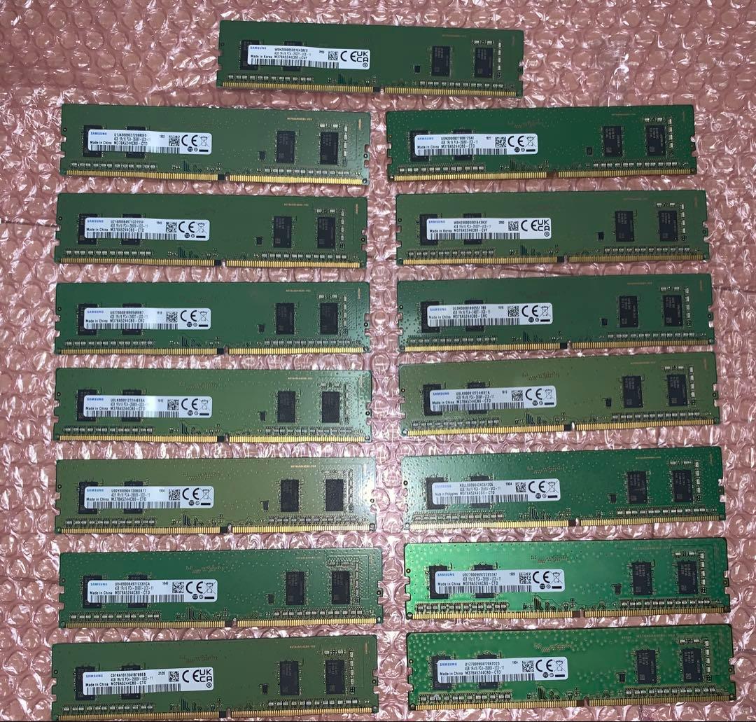 SAMSUNG DDR4 4GB 15枚 デスクトップPC用