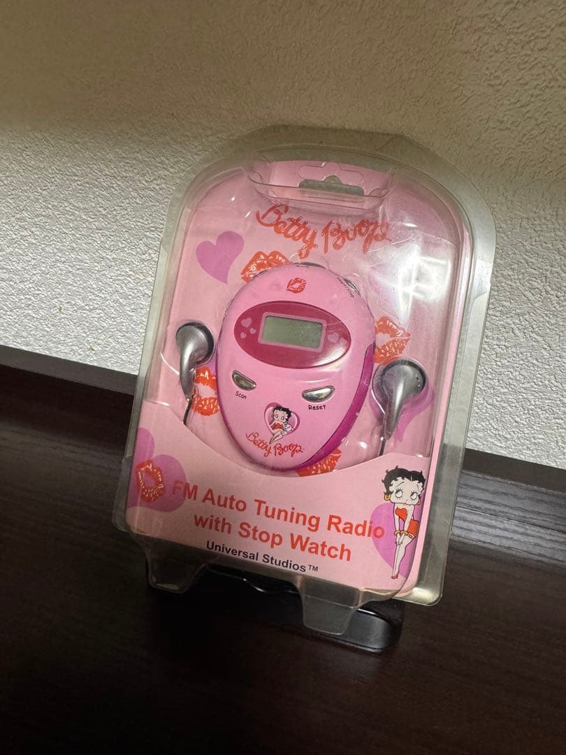 新品未使用 ベティブープ FMチューニングラジオ ストップウォッチ
