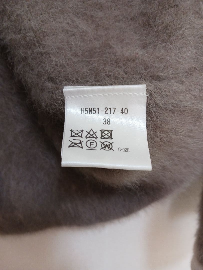 Cleric Collar Knit フォックスカシミヤ