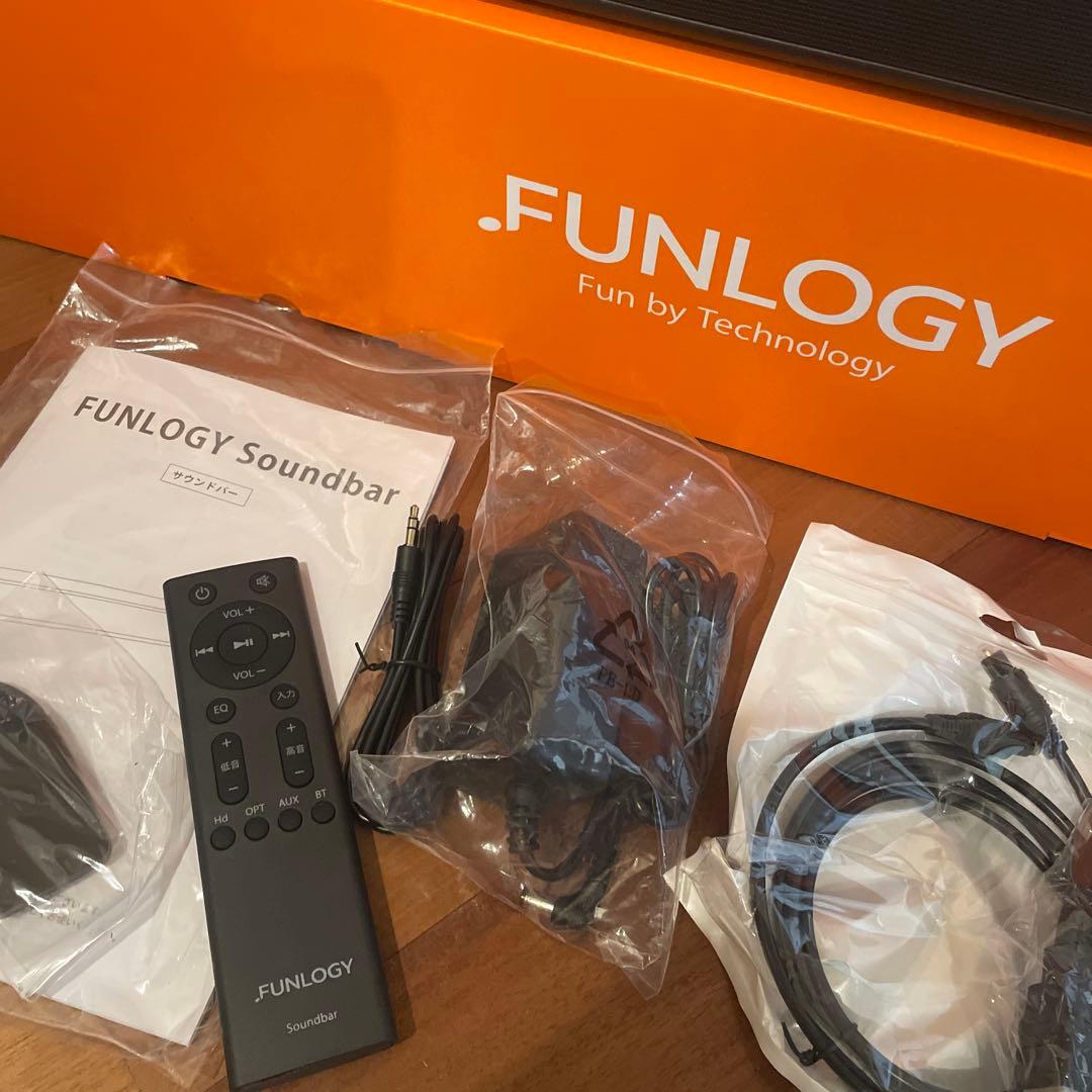 FUNLOGY Soundbar 新品同様中古美品スピーカー