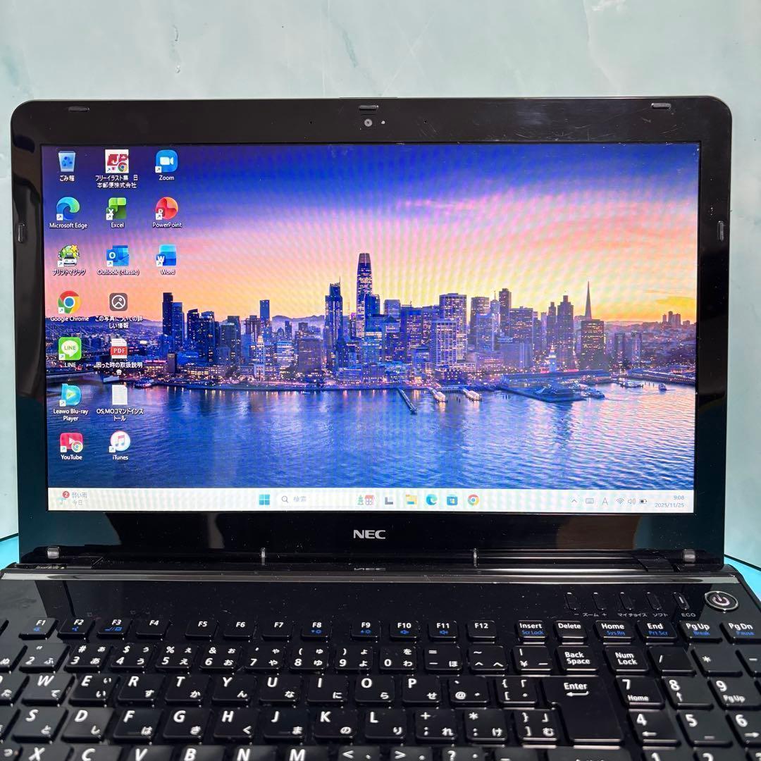 激安年始限定セール!!【美品】LAVIEノートPC★オフィス 新品SSD＆i3