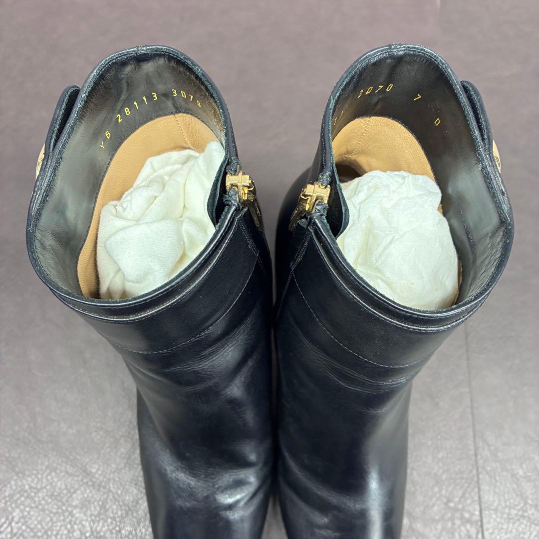 【鑑定済み】サルヴァトーレ・フェラガモ ガンチーニ ショートブーツ