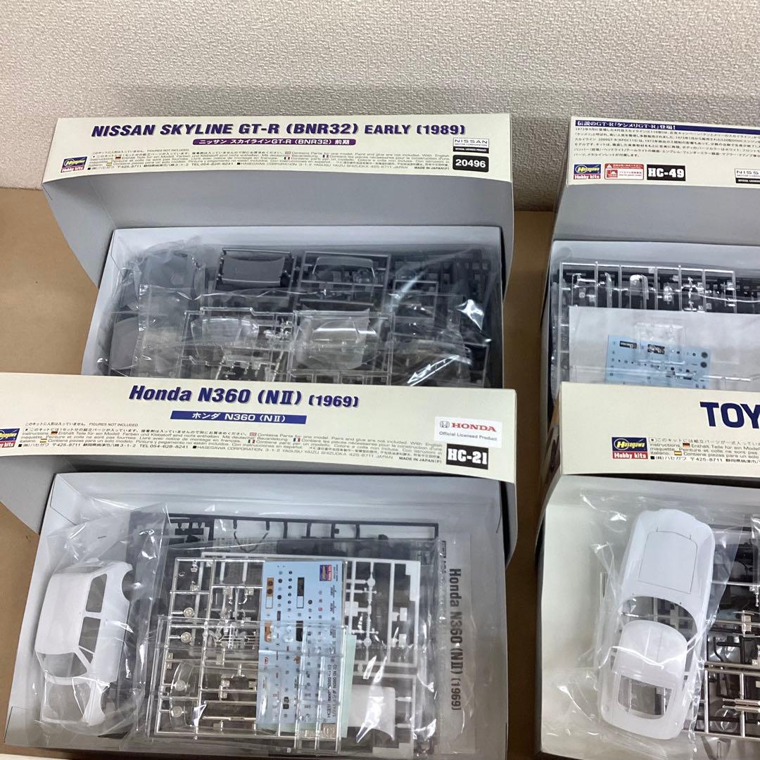 ハセガワ 1/24スケール 旧車・名車プラモ9個セット 未組立品