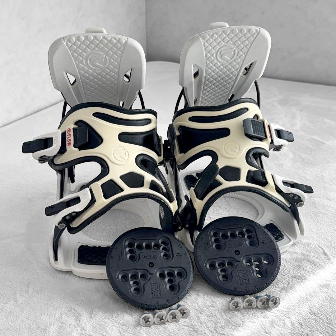 FLOW フロー スノーボード ビンディング ALPHA LG ホワイト
