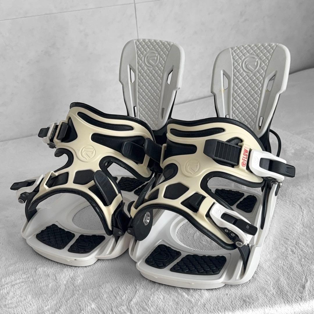 FLOW フロー スノーボード ビンディング ALPHA LG ホワイト